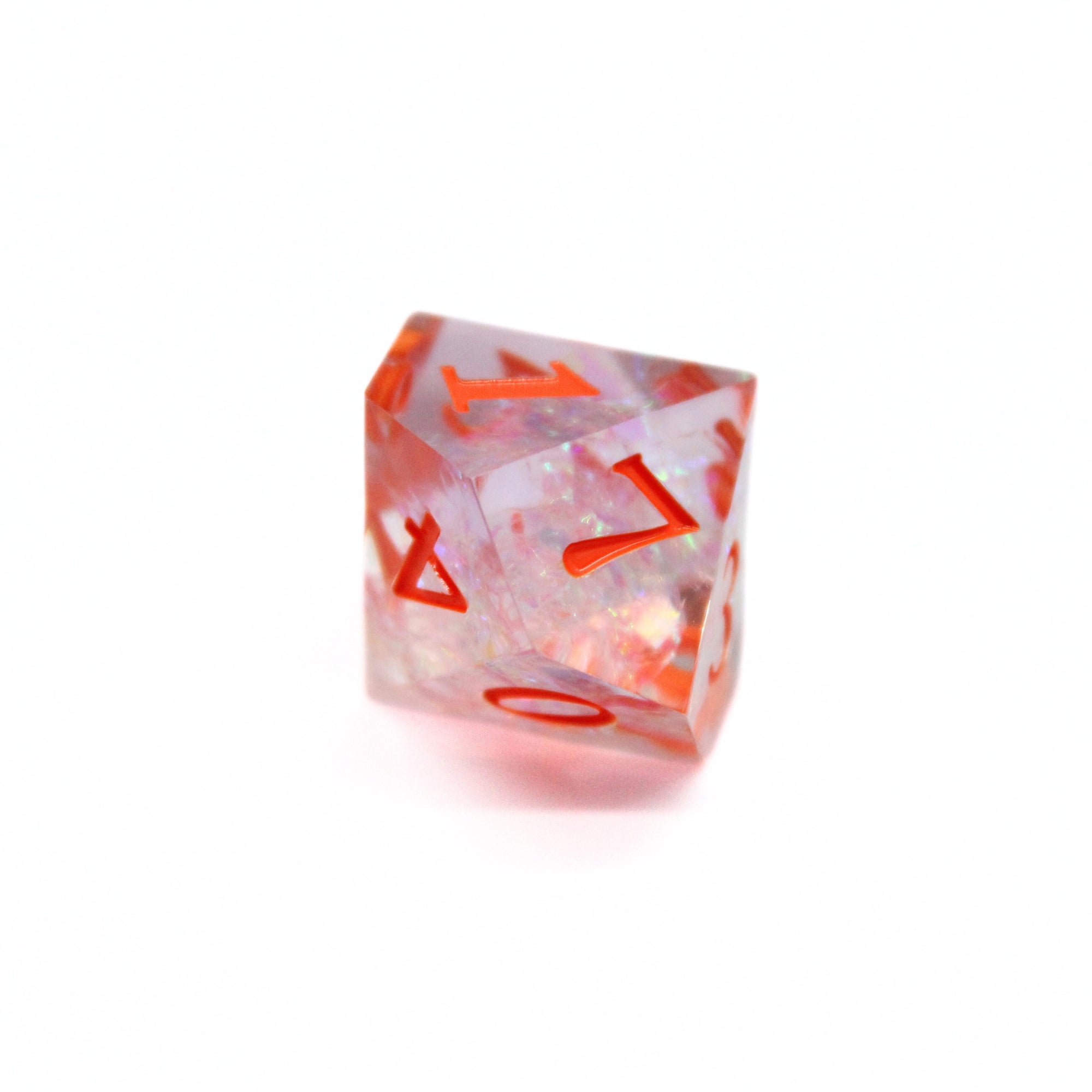 Celestial Glow 7pcs Inclusion Dice Set | Sharp Edge Dice