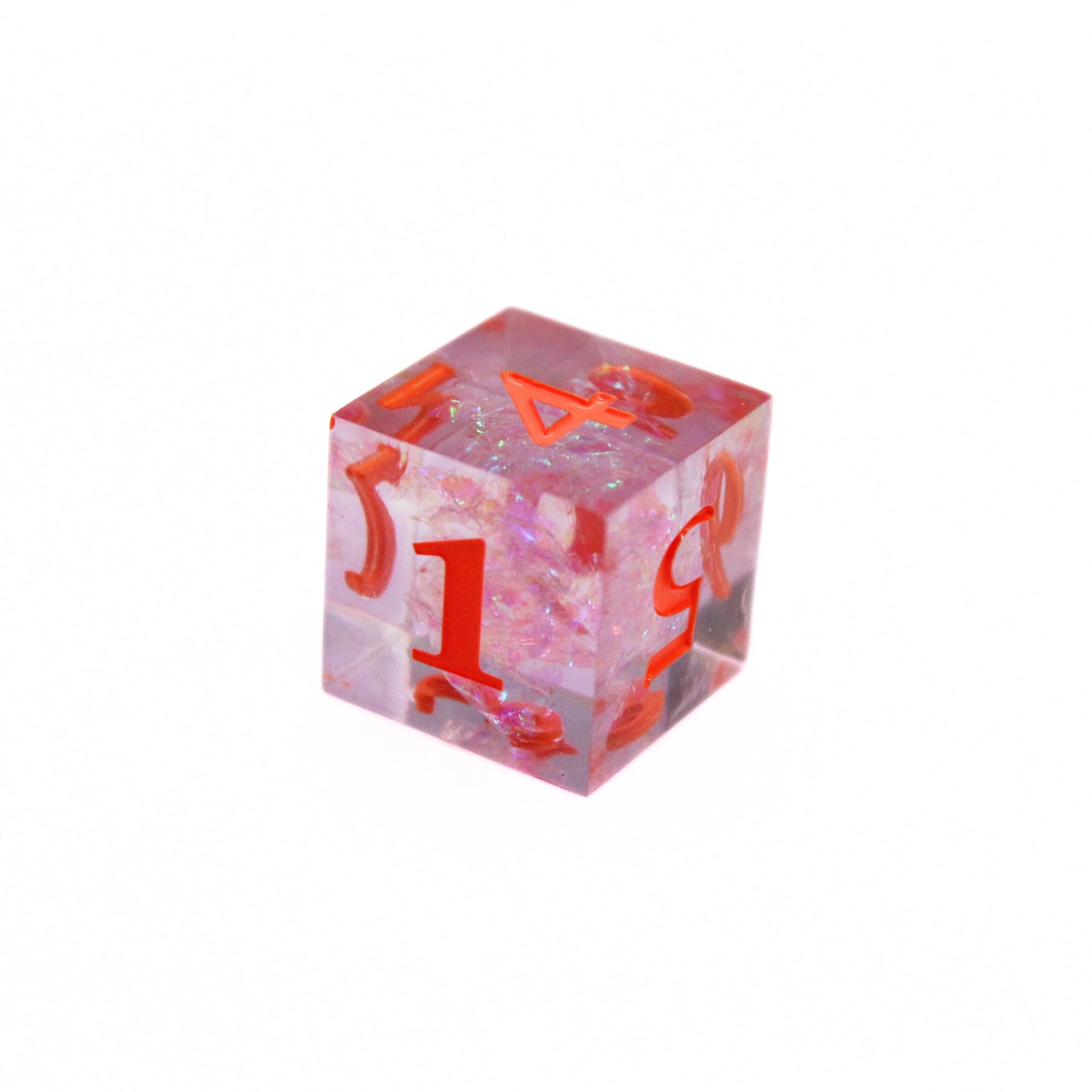 Celestial Glow 7pcs Inclusion Dice Set | Sharp Edge Dice