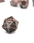 Chain Splatter Metal Dice (7pcs Set)