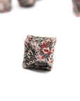 Chain Splatter Metal Dice (7pcs Set)