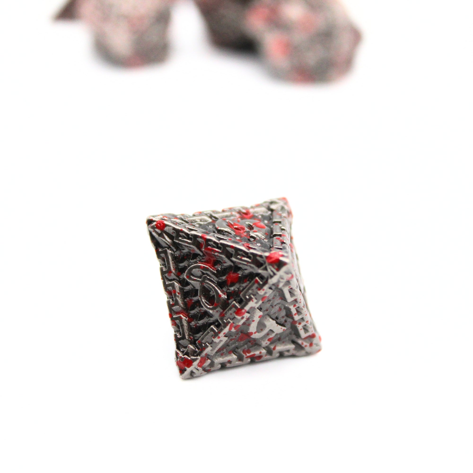 Chain Splatter Metal Dice (7pcs Set)