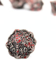 Chain Splatter Metal Dice (7pcs Set)