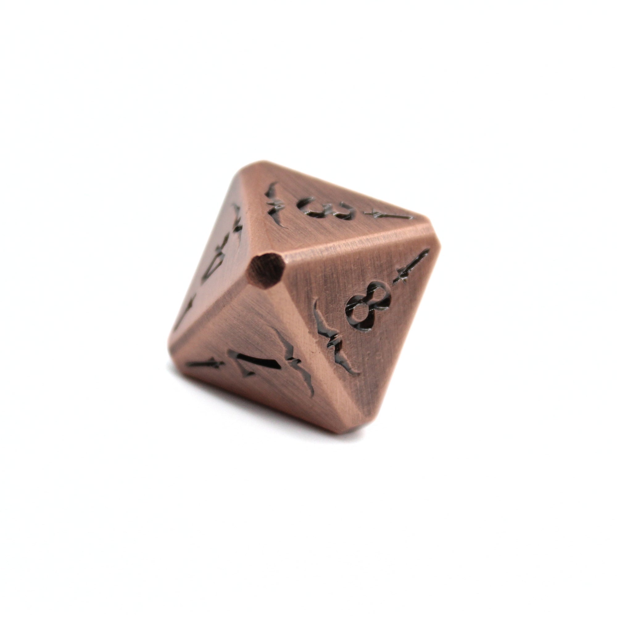 Copper Lance Metal Dice (7pcs Set)