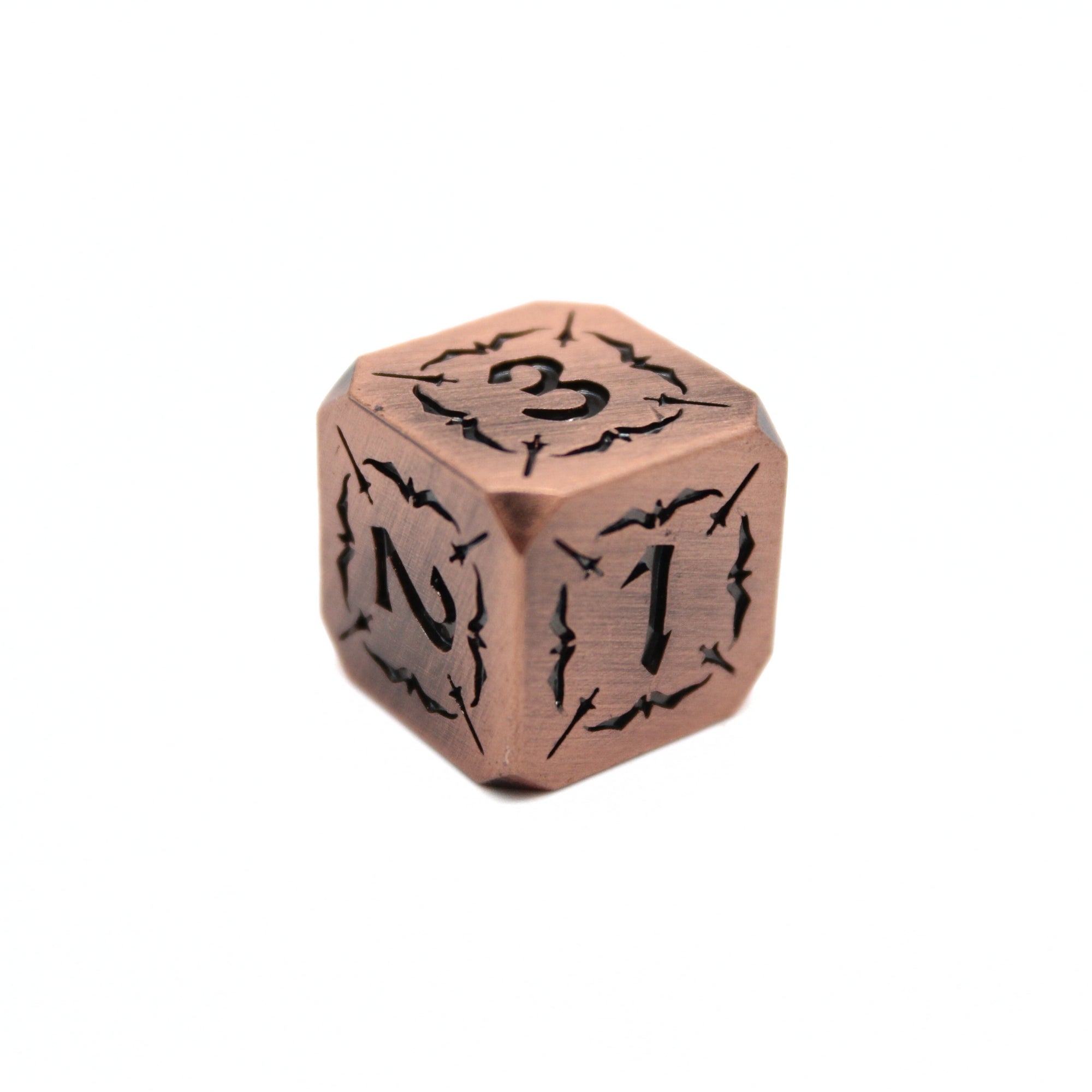 Copper Lance Metal Dice (7pcs Set)