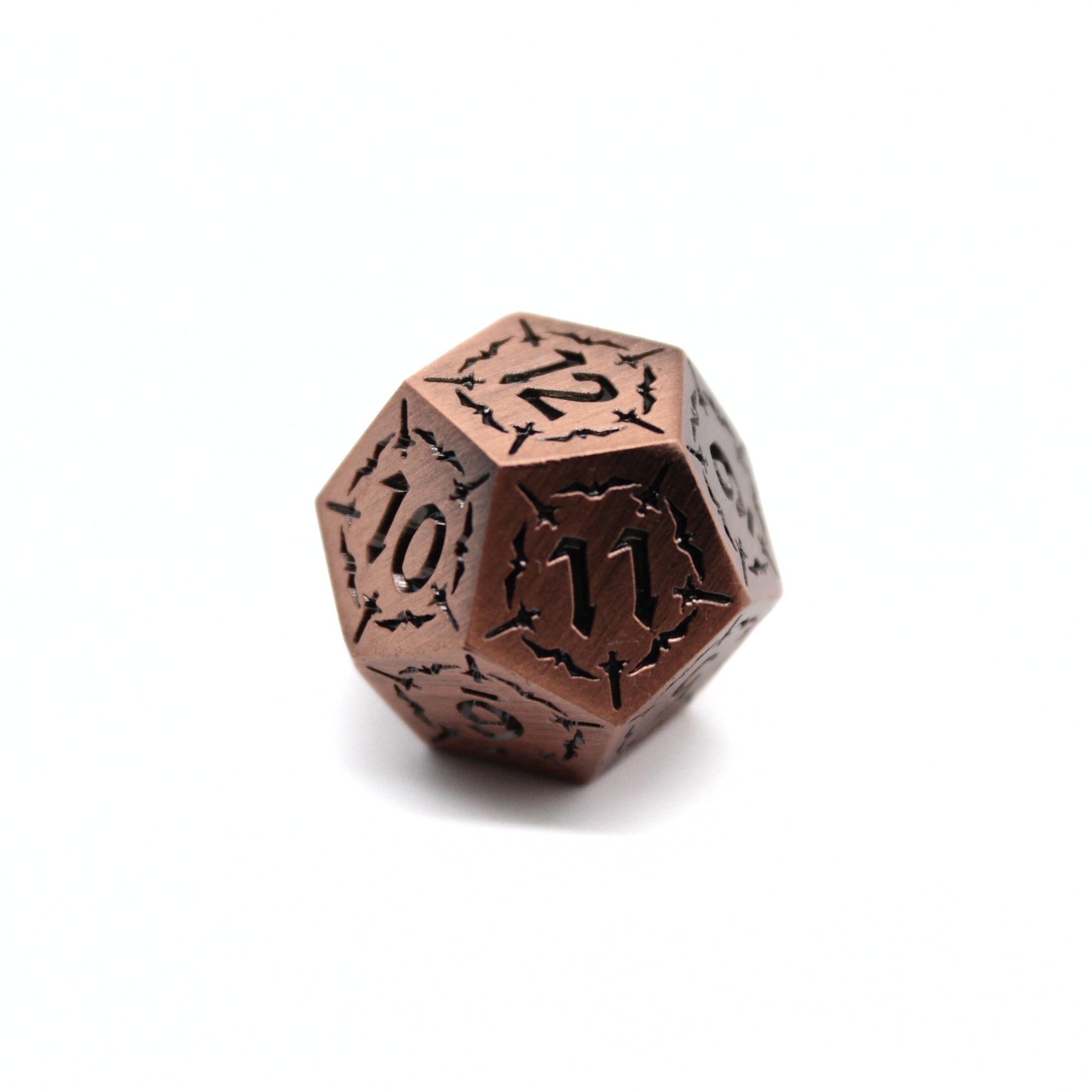 Copper Lance Metal Dice (7pcs Set)