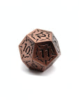 Copper Lance Metal Dice (7pcs Set)