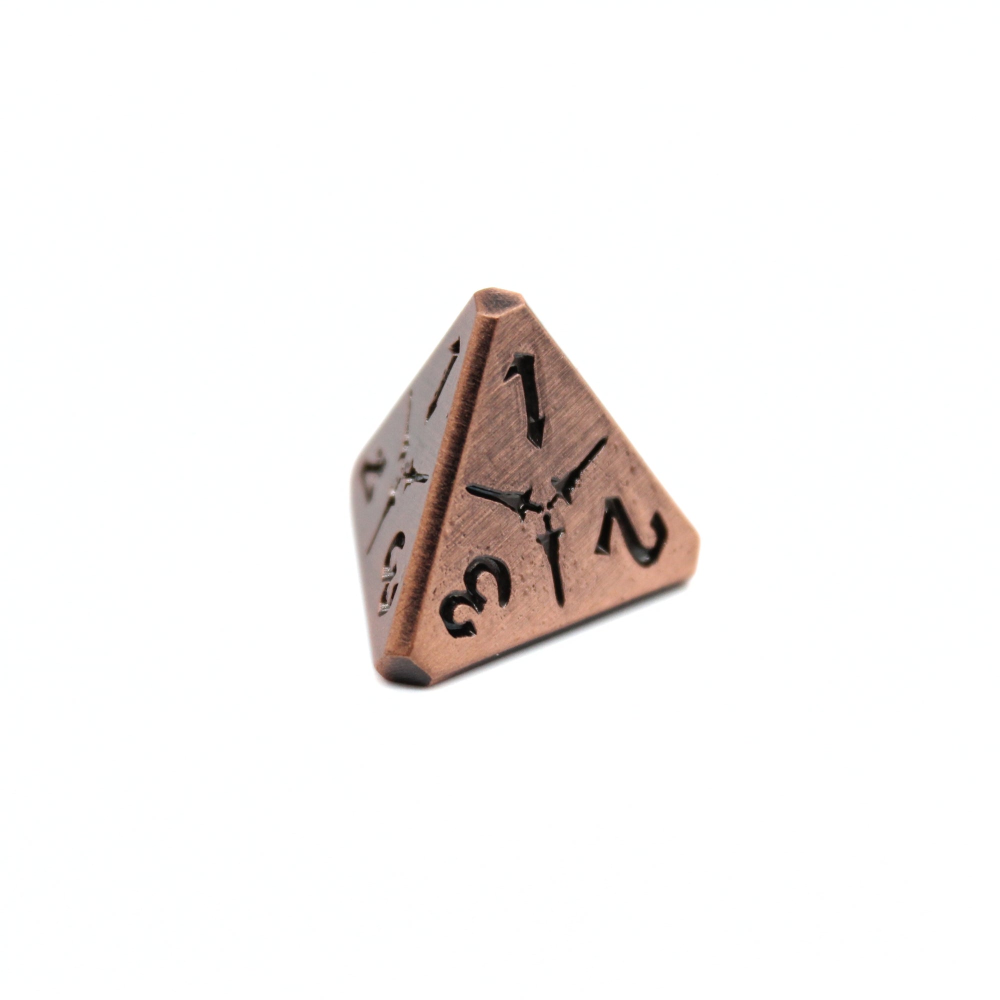 Copper Lance Metal Dice (7pcs Set)