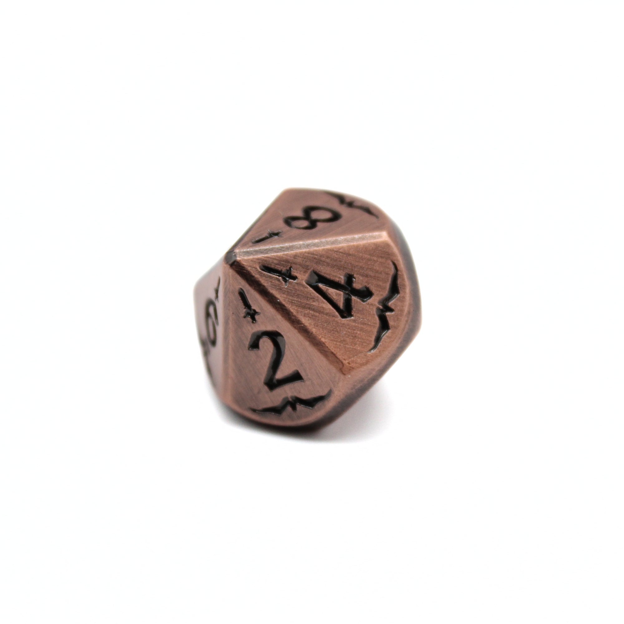 Copper Lance Metal Dice (7pcs Set)