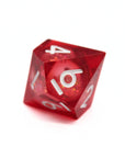 Crimson Blaze Liquid Core 7pcs Dice Set | Sharp Edge Dice