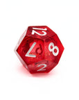 Crimson Blaze Liquid Core 7pcs Dice Set | Sharp Edge Dice