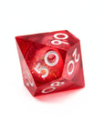 Crimson Blaze Liquid Core 7pcs Dice Set | Sharp Edge Dice