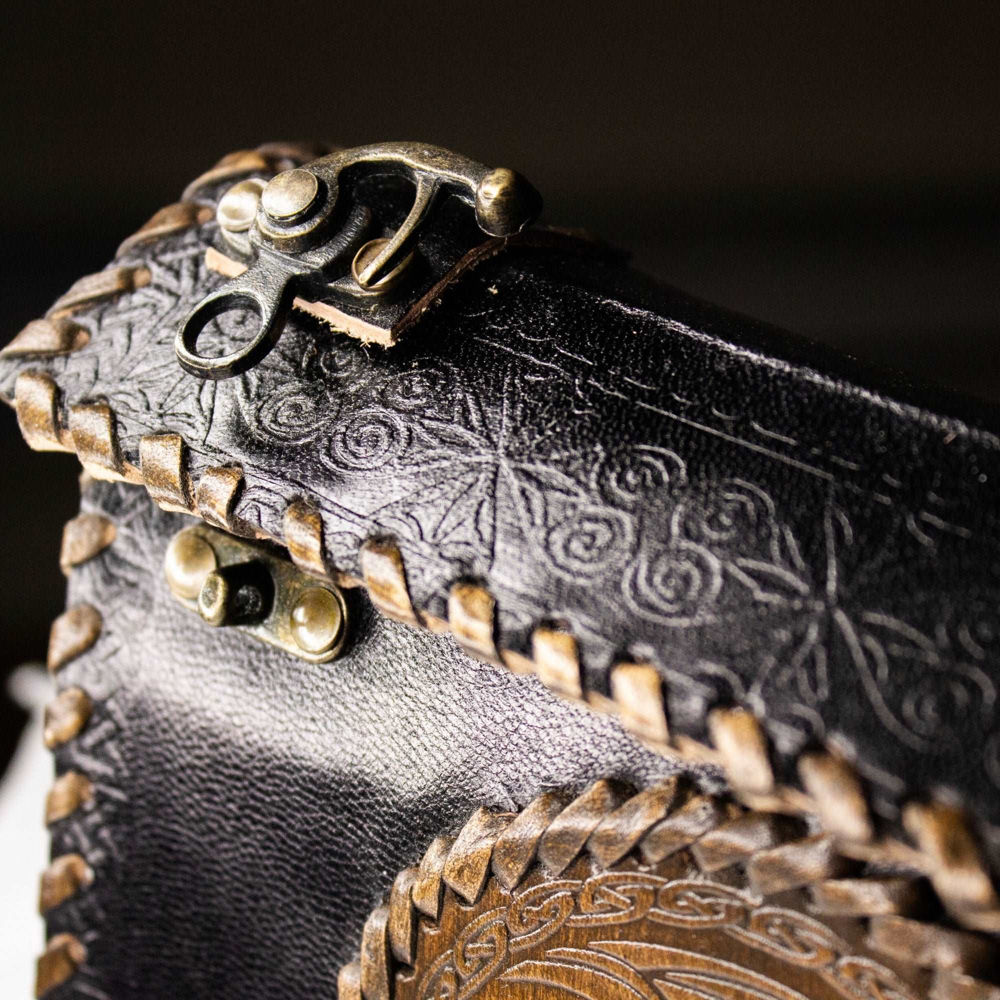 Dragon Crest Leather Notebook