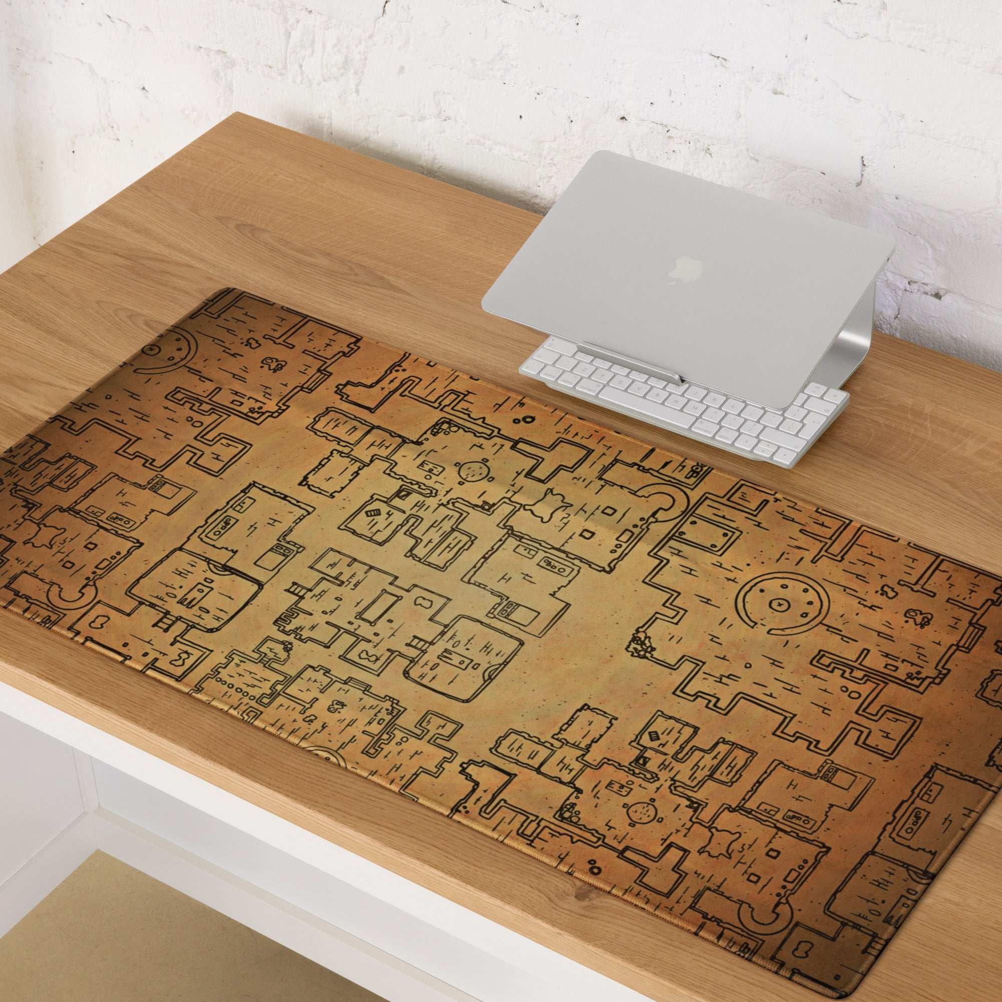 Dungeon Map Battle Mat and Mousepad