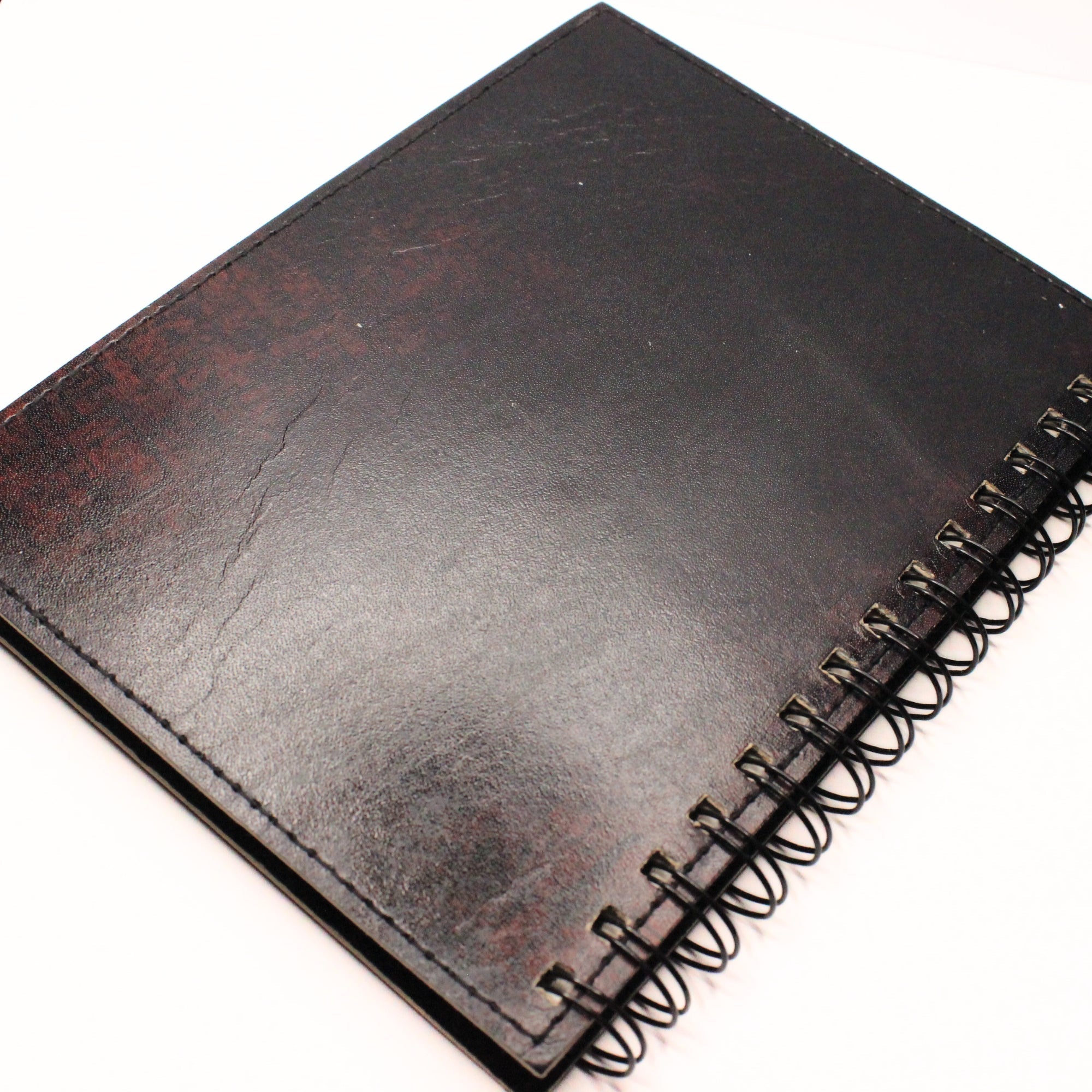 Dungeon Map Leather Spiral Notebook