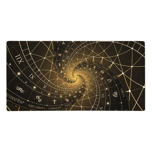 Black Star Astrology Gaming Mat