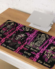 Skeleton Deck Tarot Card Battle Mat and Mousepad