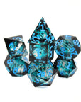 Glacial Fortress 7pc Resin Dice Set | Little Worlds Collection