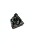 Green Dragon Eye Hollow Metal Dice (7pcs Set)