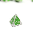 Green Heart Metal Dice (7pcs Set)