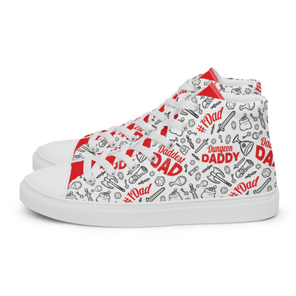 Dungeon Daddy Men’s High Top Canvas Shoes