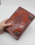 Red Dragon Grimoire Leather Journal