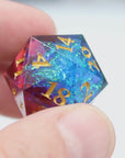 Astral Radiance 7pcs Inclusion Dice Set | Sharp Edge Dice