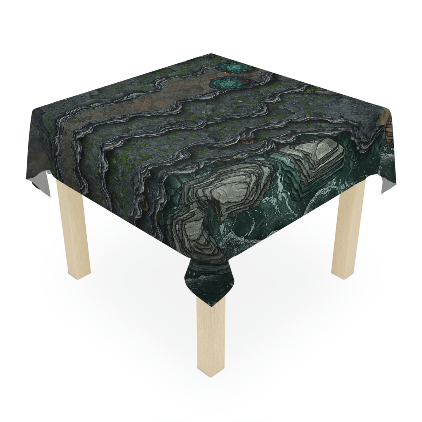 Oceanside Cliffs Gaming Table Cover