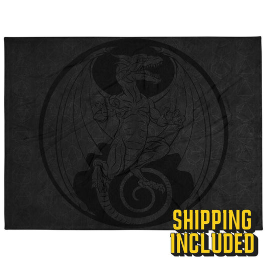 Dragon Sigil Throw Blanket