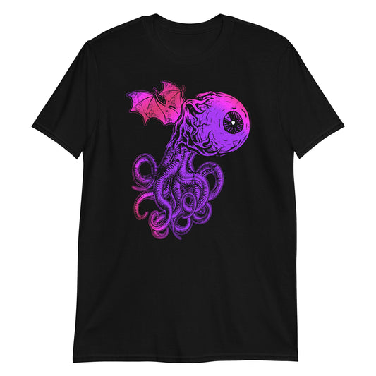Flying Eyeball Halloween T-Shirt (Unisex)