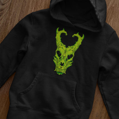 Green Dragon Head Hoodie (Unisex)