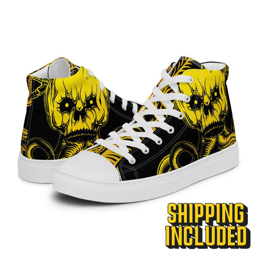 Jack O' Cthulhu High Top Canvas Shoes (Men’s)
