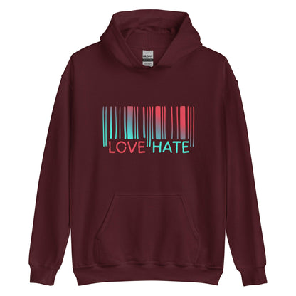 Love/Hate Hoodie (Unisex)