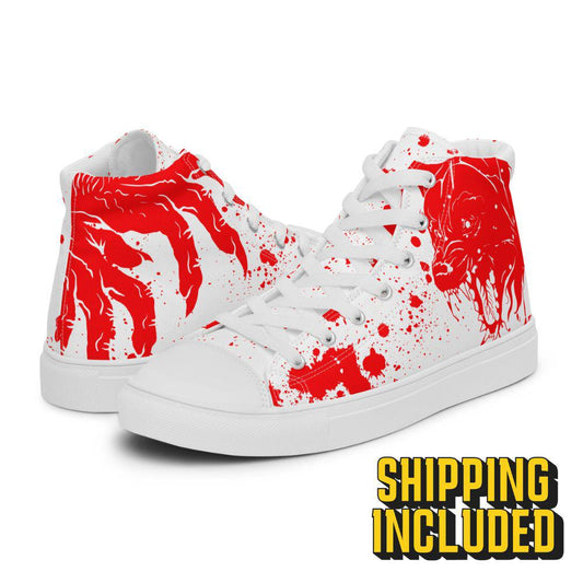 Night of the Werewolf High Top Canvas Shoes (Women’s)