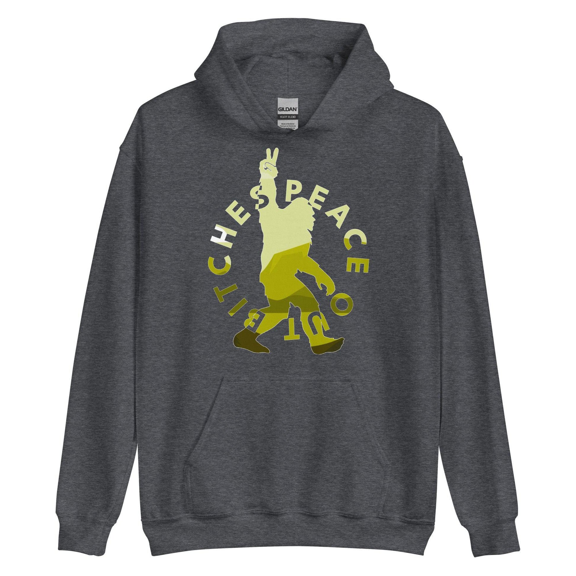 Peace Out Bigfoot Hoodie (Unisex)