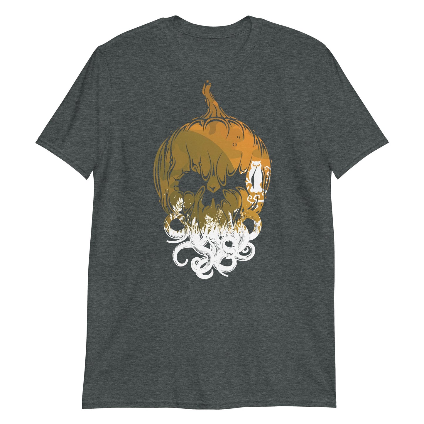 Pumpkin Skull T-Shirt (Unisex)