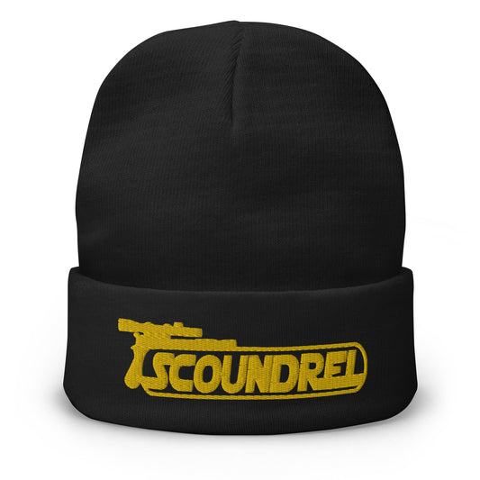 Scoundrel Embroidered Beanie