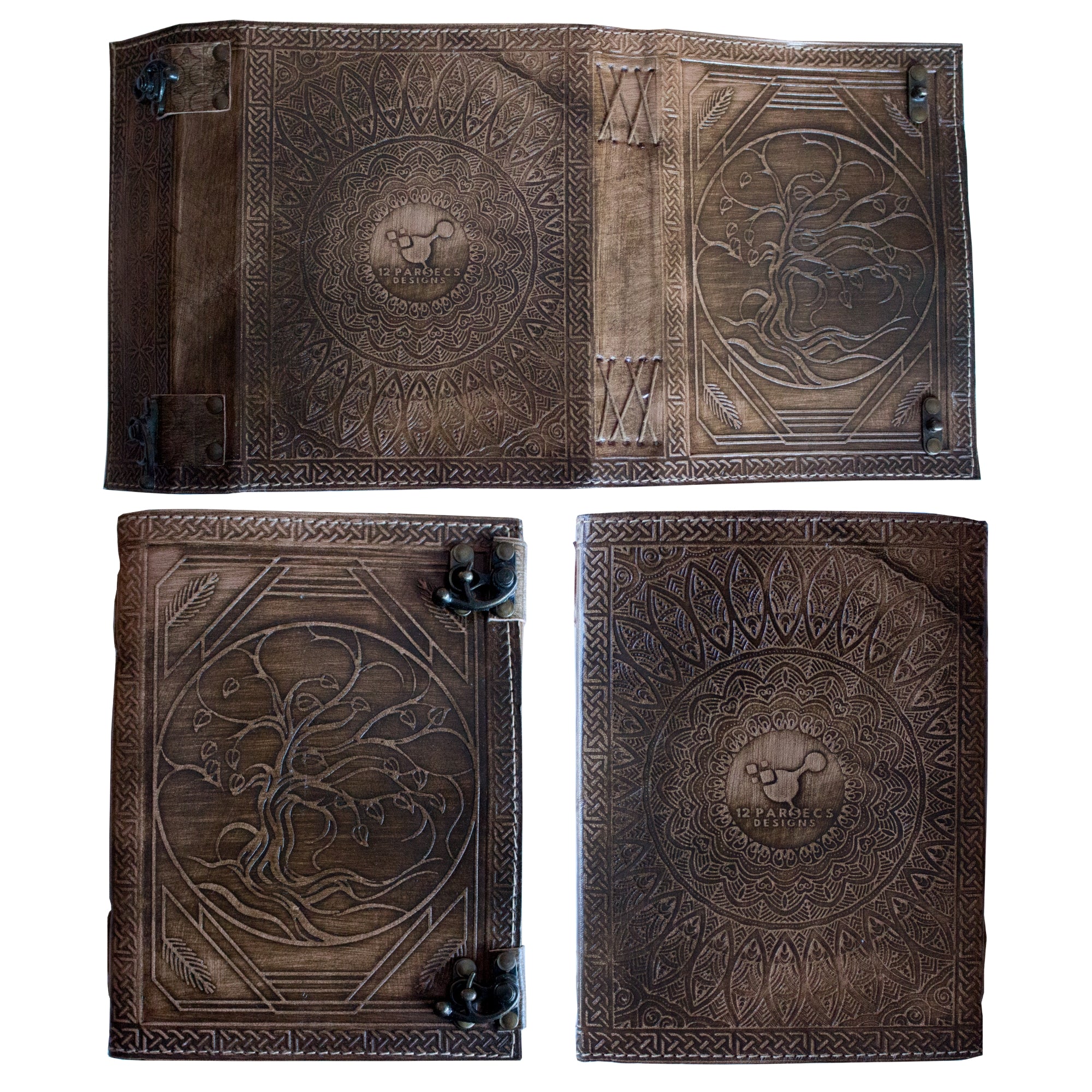 Yggdrasil World Tree Leather Journal