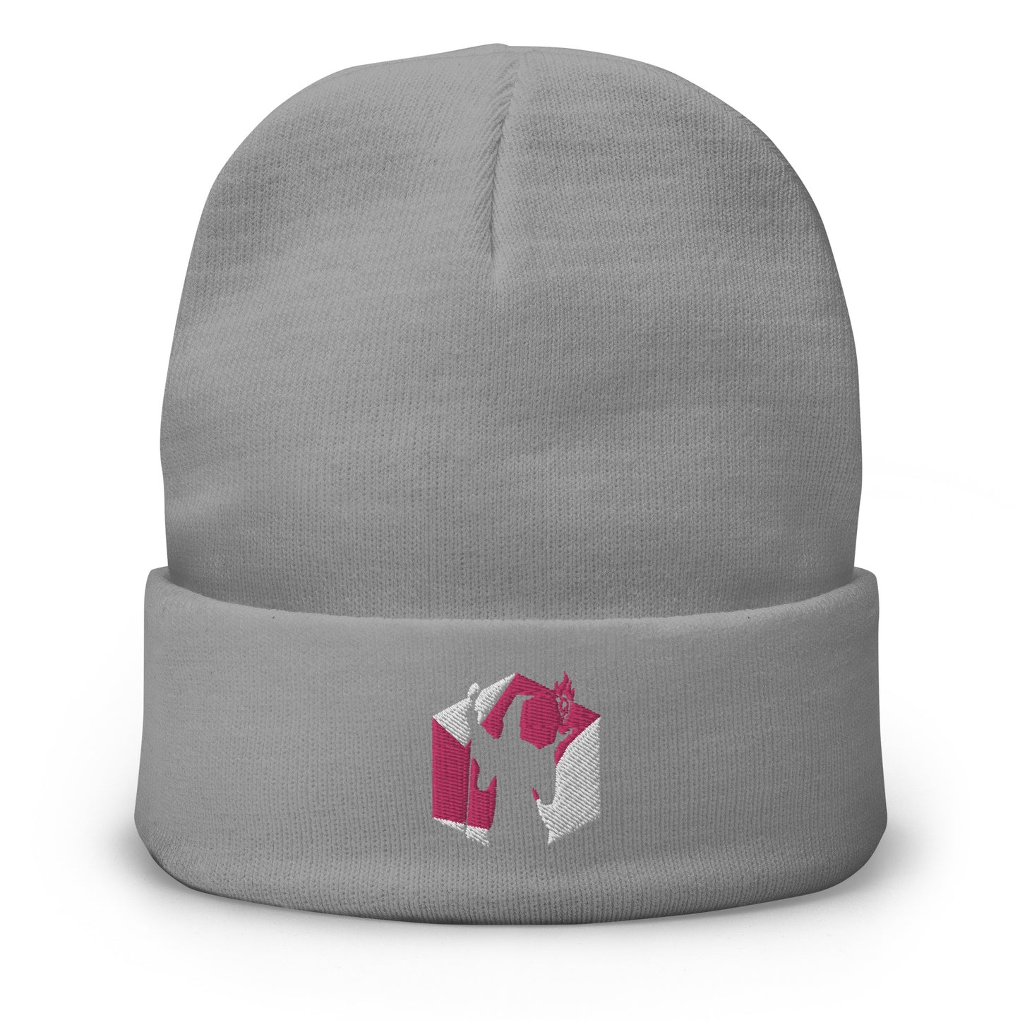 DnD Dice Pink Wizard Embroidered Beanie