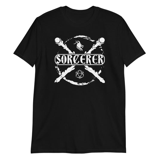 Sorcerer TTRPG Class Emblem T-Shirt (Unisex)